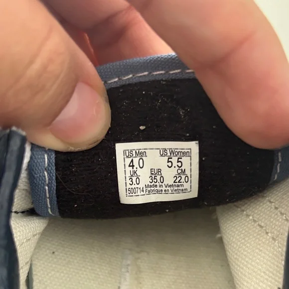 Vans Kids' Old School Navy - Picture 6 of 7